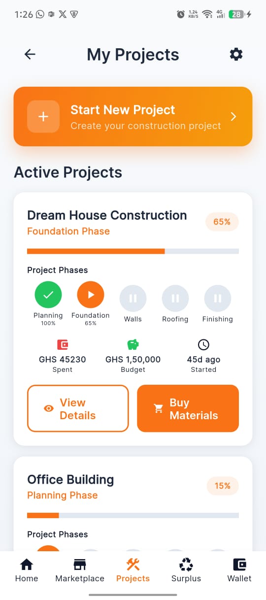 ToSi App Projects